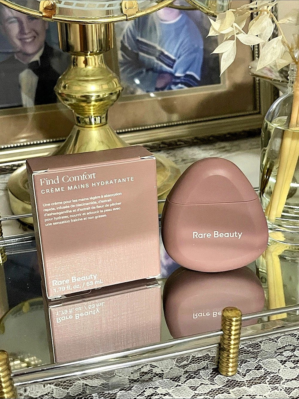 Rare Beauty Find Comfort Hydrating Hand Cream Brown